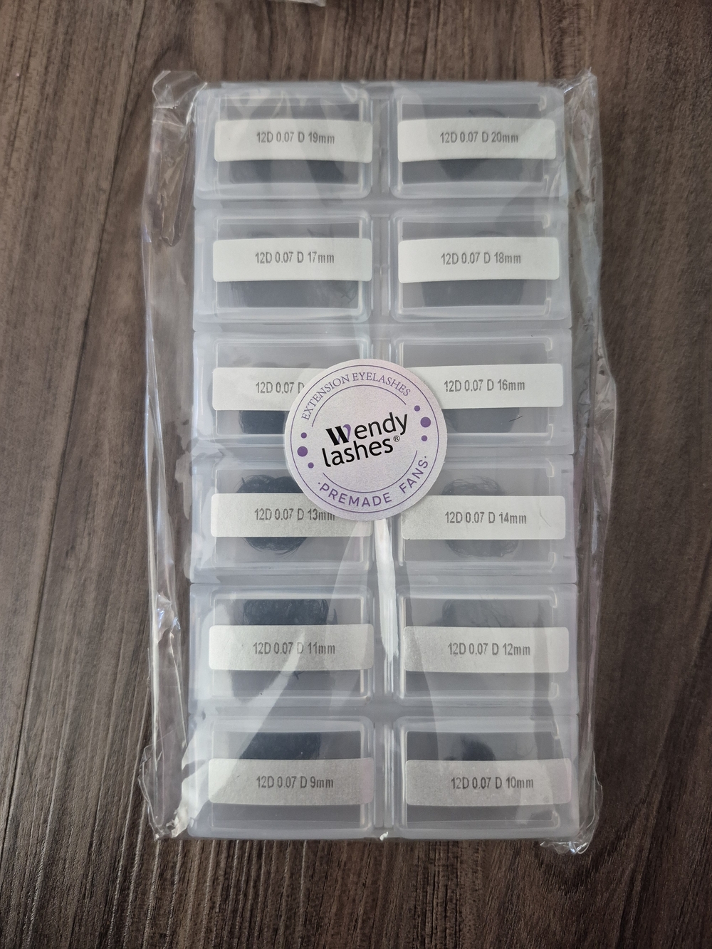 Wendy Lashes Premade Fans 12D 9mm-20mm